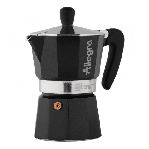 Bialetti "Aeternum Allegra", 3 порции, черная